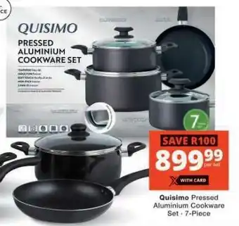 Checkers Quisimo Pressed Aluminium Cookware Set offer