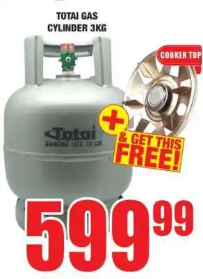 Boxer TOTAI GAS CYLINDER 3KG offer