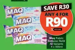 Checkers MAQ Fabric Softener Refill offer