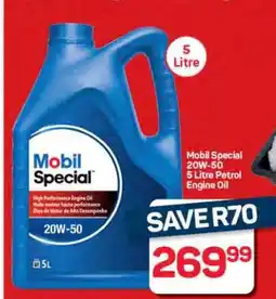 Pick n Pay Hypermarket Mobil Special 20W-50 5 Litre Petrol Engine Oil offer