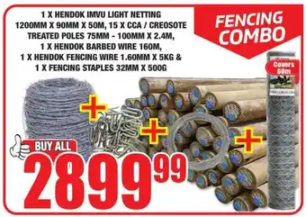 Boxer Fencing Combo offer