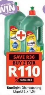 Checkers Sunlight Dishwashing Liquid offer