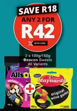 Checkers Beacon Sweets All Variants offer