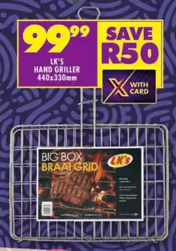 Shoprite Lk's hand griller offer