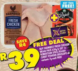 Shoprite Farmbest fresh chicken braai pack offer