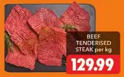 Shoprite Beef tenderised steak offer