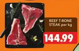 Shoprite Beef t-bone steak offer