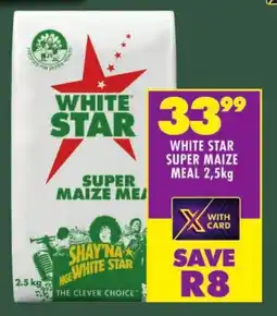 Shoprite White star super maize meal offer