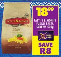 Shoprite Fatti's & moni's fusilli pasta screws offer
