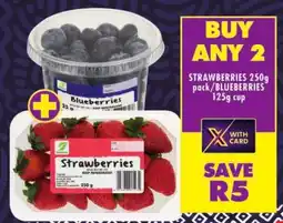 Shoprite Strawberries/ Blueberries offer