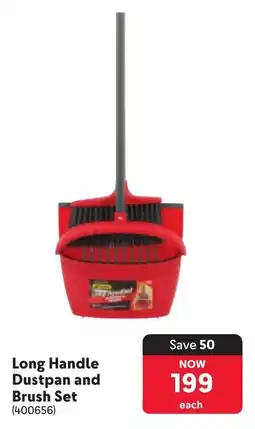 Makro Addis Long Handle Dustpan and Brush Set offer