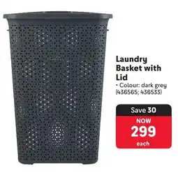 Makro Addis Laundry Basket with Lid offer