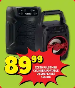 Usave Xceed pulse mini cylinder/ portable disco speaker 5w offer