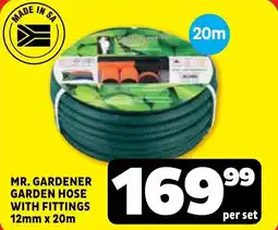Usave Mr. gardener garden hose with fittings offer