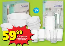 Usave Classique glass bowl or drink set offer