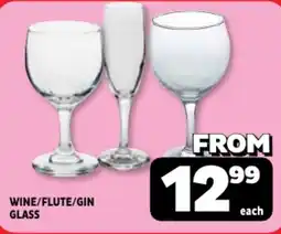 Usave Wine/ flute/ gin glass offer
