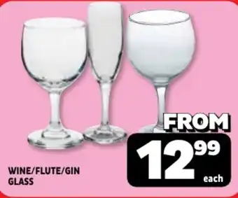 Usave Wine/ flute/ gin glass offer