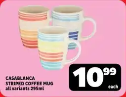 Usave Casablanca striped coffee mug offer