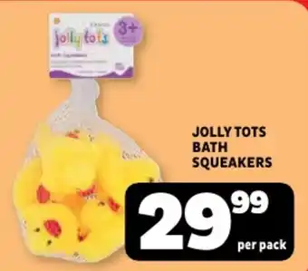 Usave Jolly tots bath squeakers offer