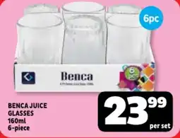 Usave Benca juice glasses offer