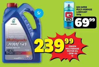 Usave Engen multigrade motor oil offer