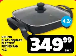 Usave Ottimo black square electric frying pan offer