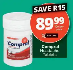 Checkers Compral Headache Tablets offer