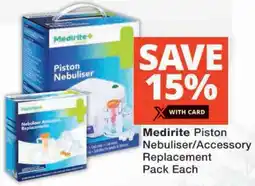 Checkers Medirite Piston Nebuliser/ Accessory Replacement Pack offer