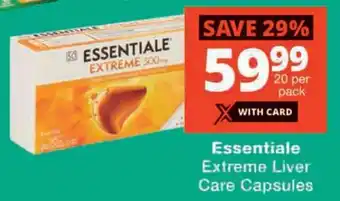 Checkers Essentiale Extreme Liver Care Capsules offer