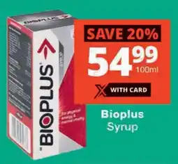 Checkers Bioplus Syrup offer
