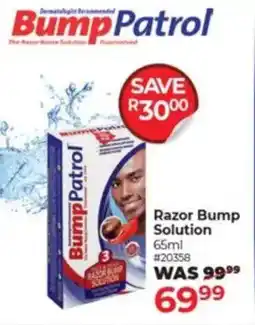 Dis-Chem Bump Patrol Razor Bump Solution offer