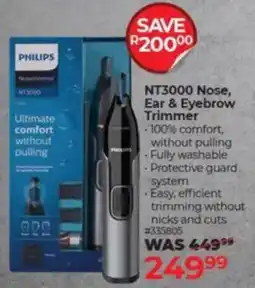 Dis-Chem Philips NT3000 Nose, Ear & Eyebrow Trimmer offer