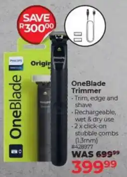 Dis-Chem Philips OneBlade Trimmer offer