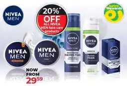 Dis-Chem NIVEA MEN face care products offer