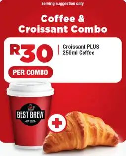 OK Foods Coffee & Croissant Combo offer