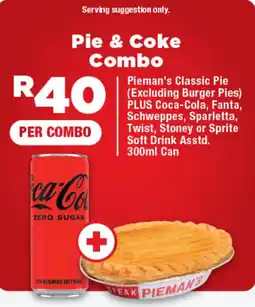 OK Foods Pie & Coke Combo offer