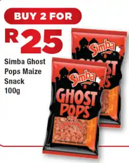 OK Foods Simba Ghost Pops Maize Snack offer