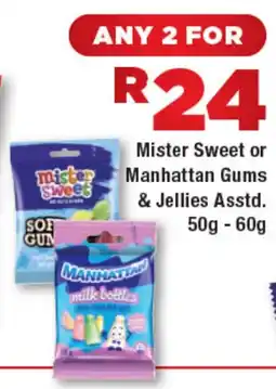 OK Foods Mister Sweet or Manhattan Gums & Jellies Asstd. offer