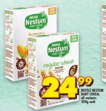 Shoprite Nestlé nestum baby cereal all variants offer