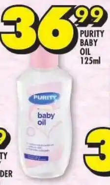 Shoprite Purity baby oil offer