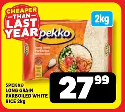 Usave Spekko long grain parboiled white rice offer