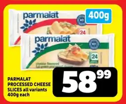 Usave Parmalat processed cheese slices all variants offer