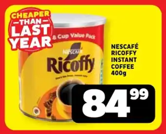 Usave Nescafé ricoffy instant coffee offer