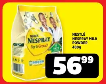 Usave Nestlé nespray milk powder offer