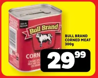 Usave Bull brand corned meat offer
