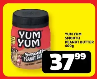 Usave Yum yum smooth peanut butter offer