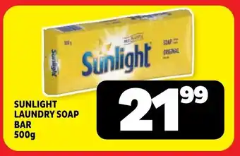 Usave Sunlight laundry soap bar offer