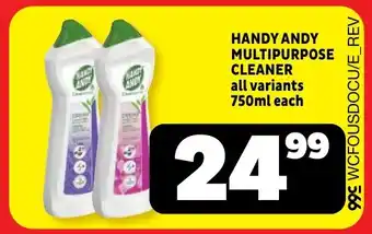 Usave Handy andy multipurpose cleaner offer