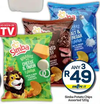 Pick n Pay Simba Potato Chips Assorted offer