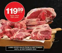 Checkers Hyper Value Half Lamb offer